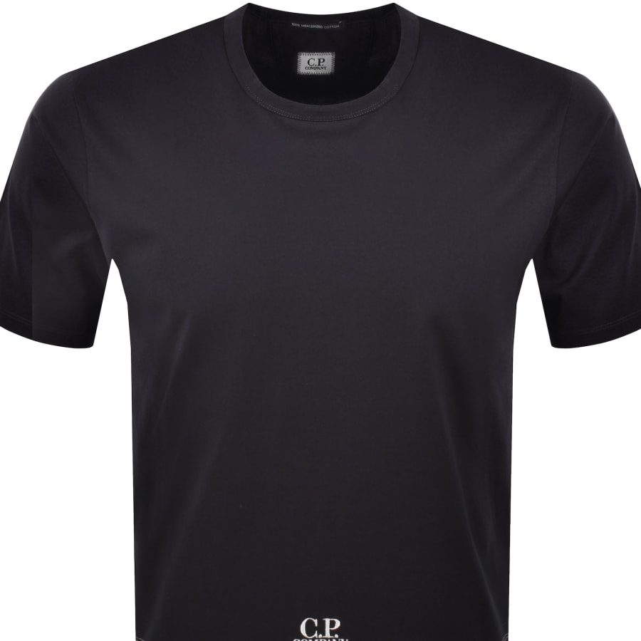Image number 2 for CP Company T Pezza Jersey T Shirt Navy