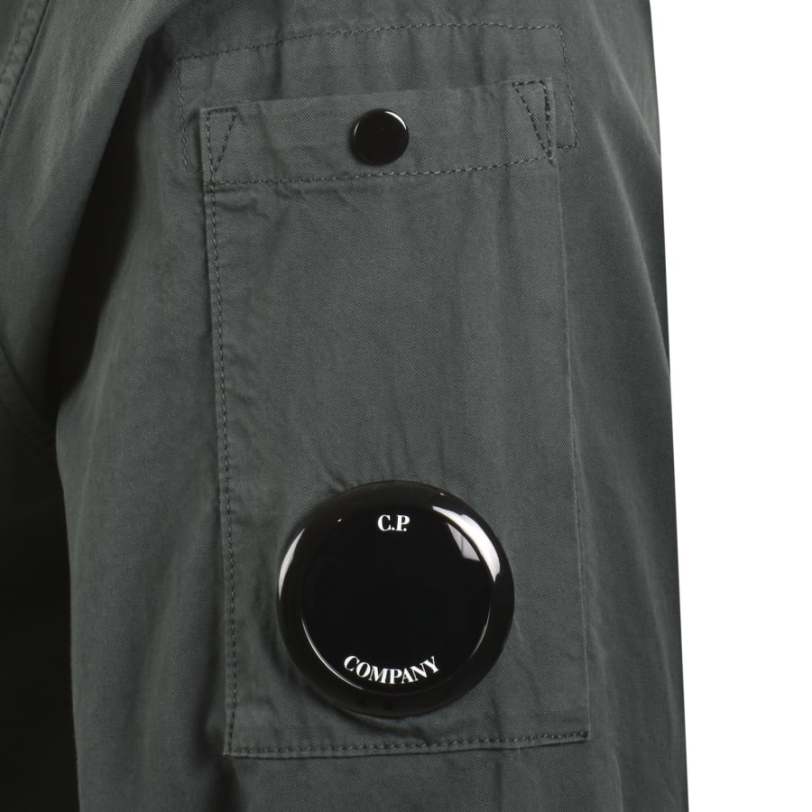 Image number 4 for CP Company Gabardine Overshirt Grey