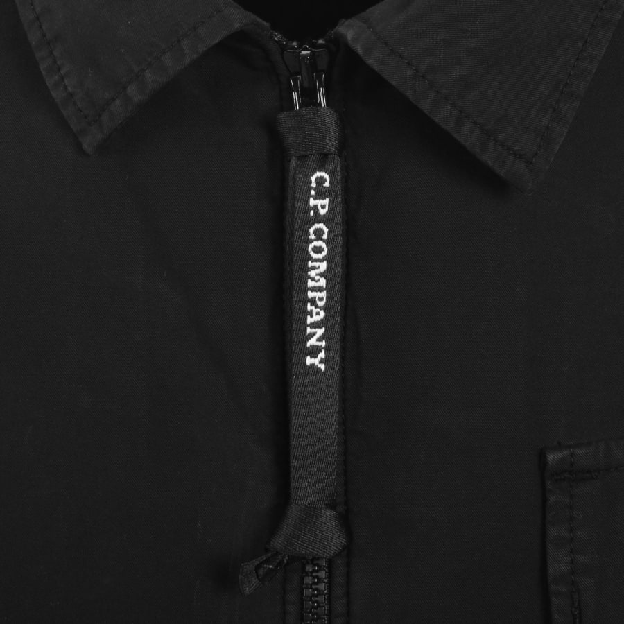 Image number 5 for CP Company Gabardine Overshirt Black