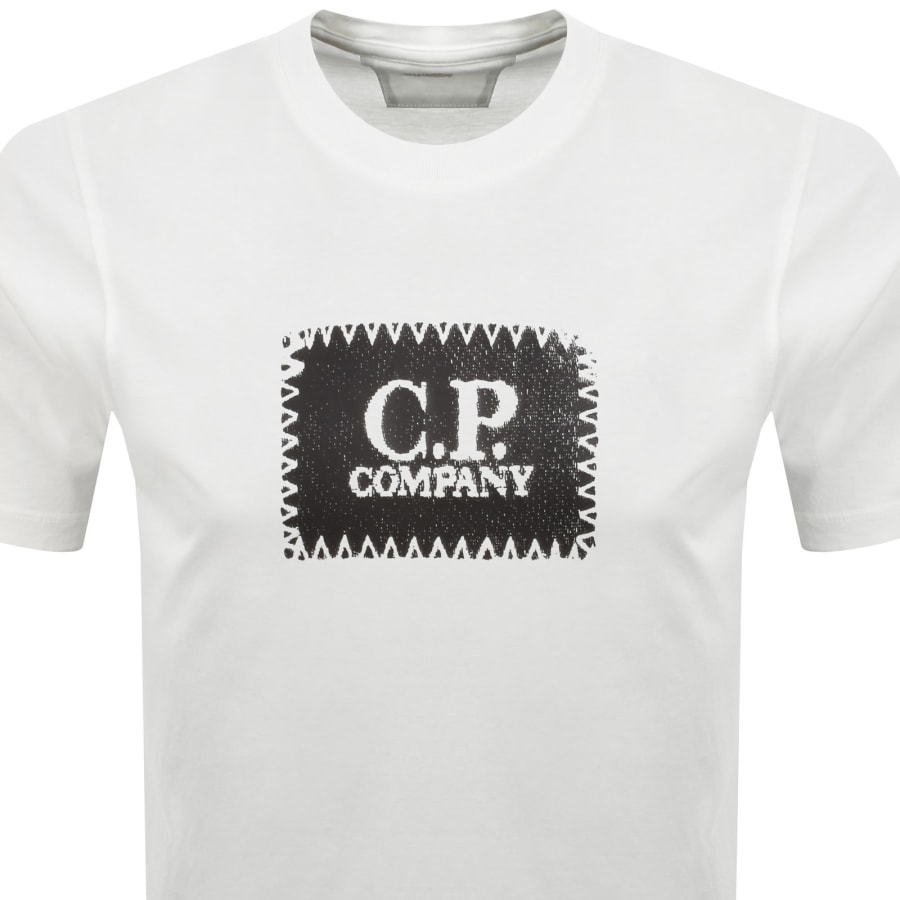 Image number 2 for CP Company Logo T Shirt White