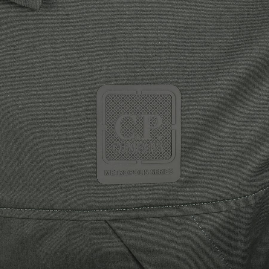 Image number 3 for CP Company Metropolis Gabardine Overshirt Green
