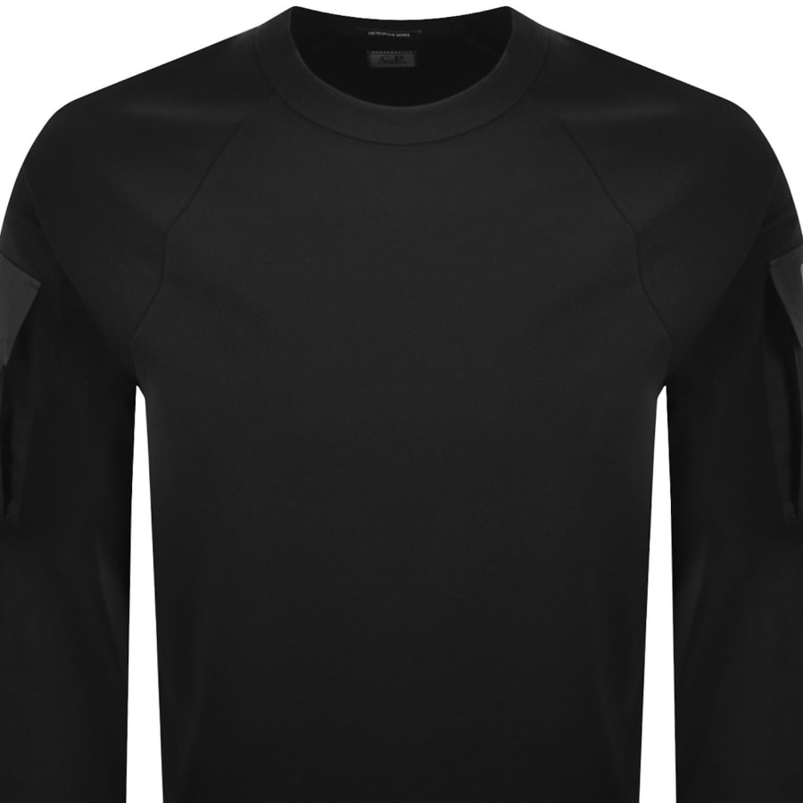 Image number 3 for CP Company Metropolis Mixed Sweatshirt Black