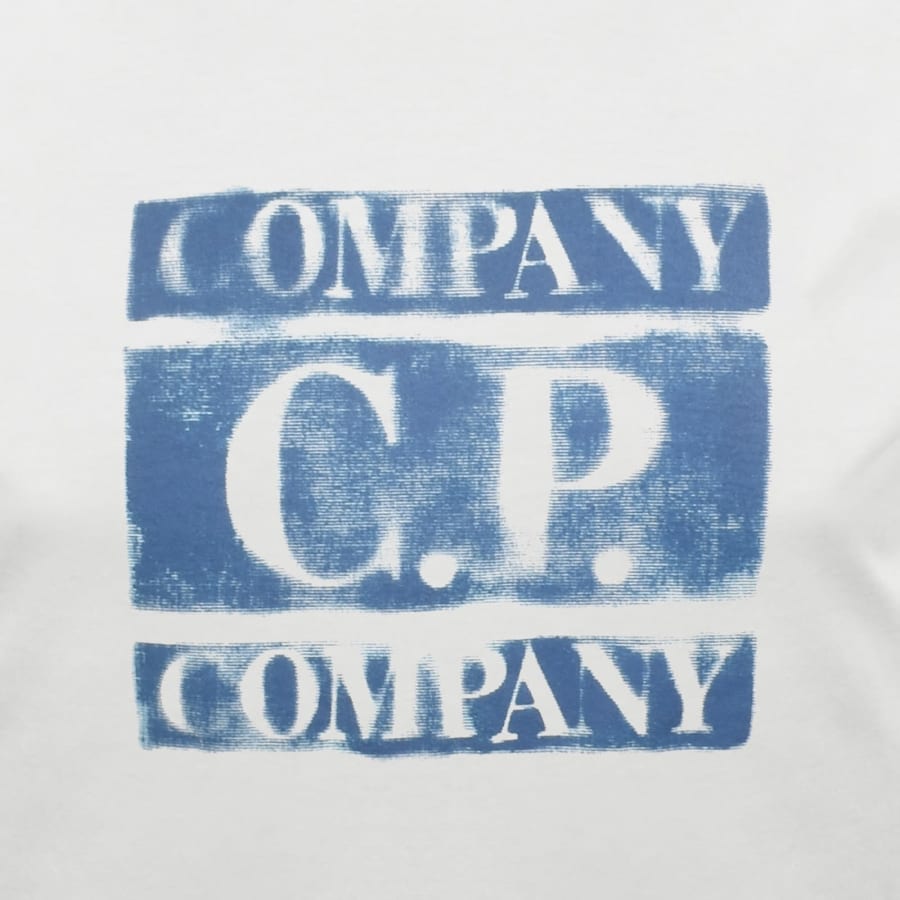 Image number 3 for CP Company Logo T Shirt White