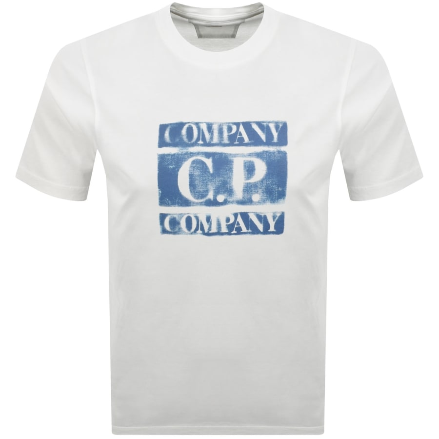 Image number 1 for CP Company Logo T Shirt White