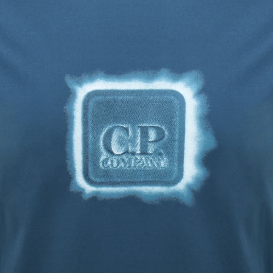 Image number 3 for CP Company Logo T Shirt Blue