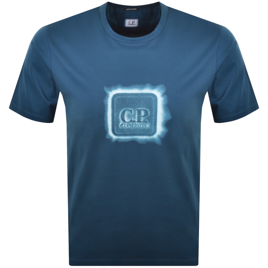Image number 1 for CP Company Logo T Shirt Blue