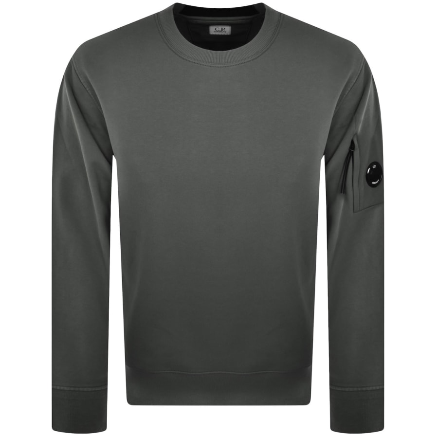 Image number 2 for CP Company Raised Lens Sweatshirt Green