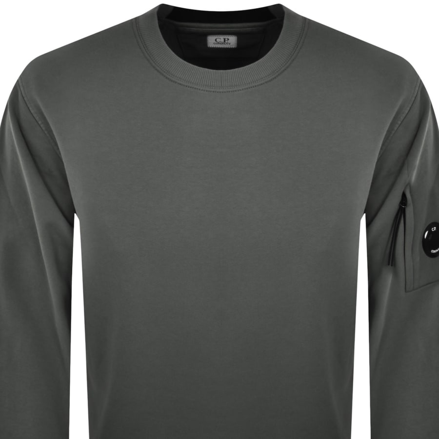 Image number 3 for CP Company Raised Lens Sweatshirt Green