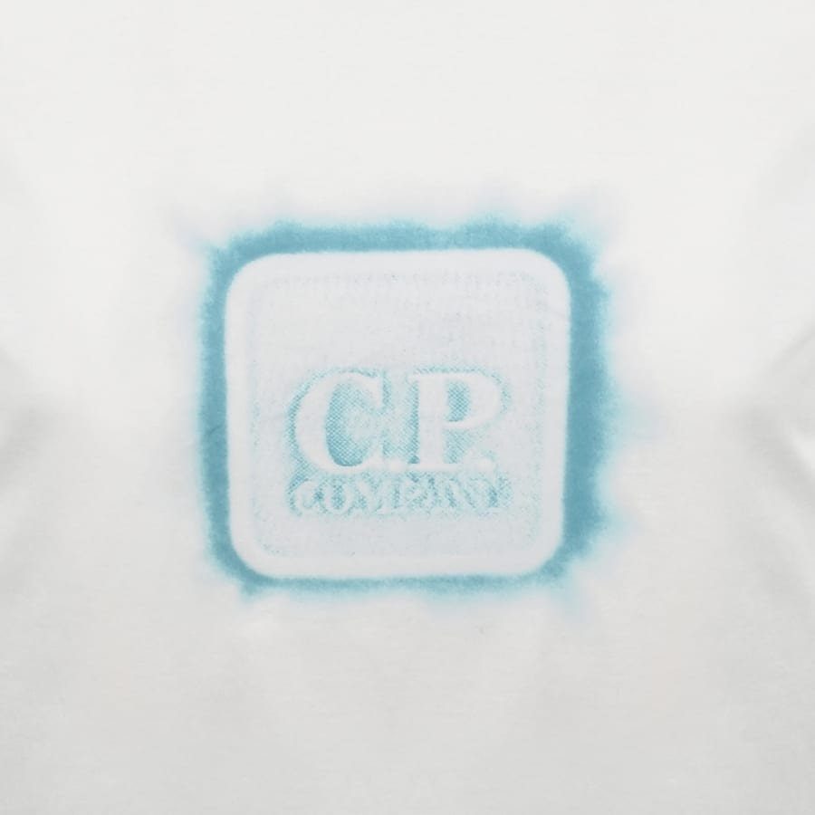 Image number 3 for CP Company Metropolis Logo T Shirt Gauze White