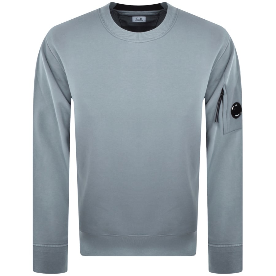 Image number 2 for CP Company Raised Lens Sweatshirt Blue