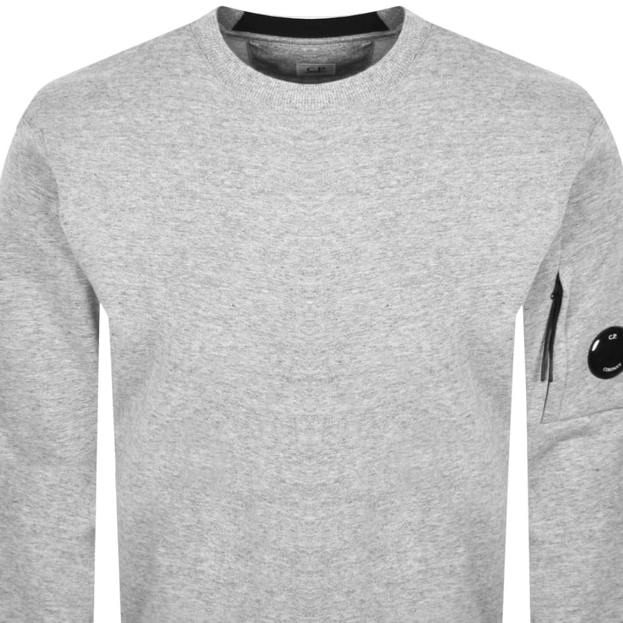 Image number 3 for CP Company Raised Lens Sweatshirt Grey