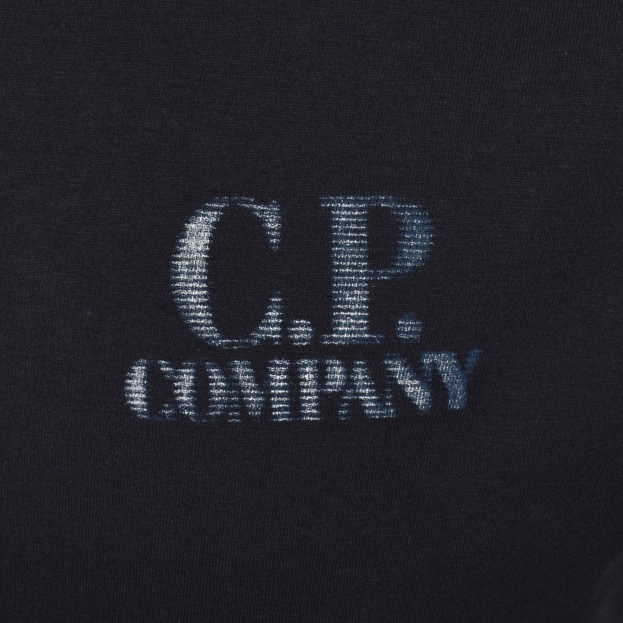 Image number 4 for CP Company Graphic Logo T Shirt Navy