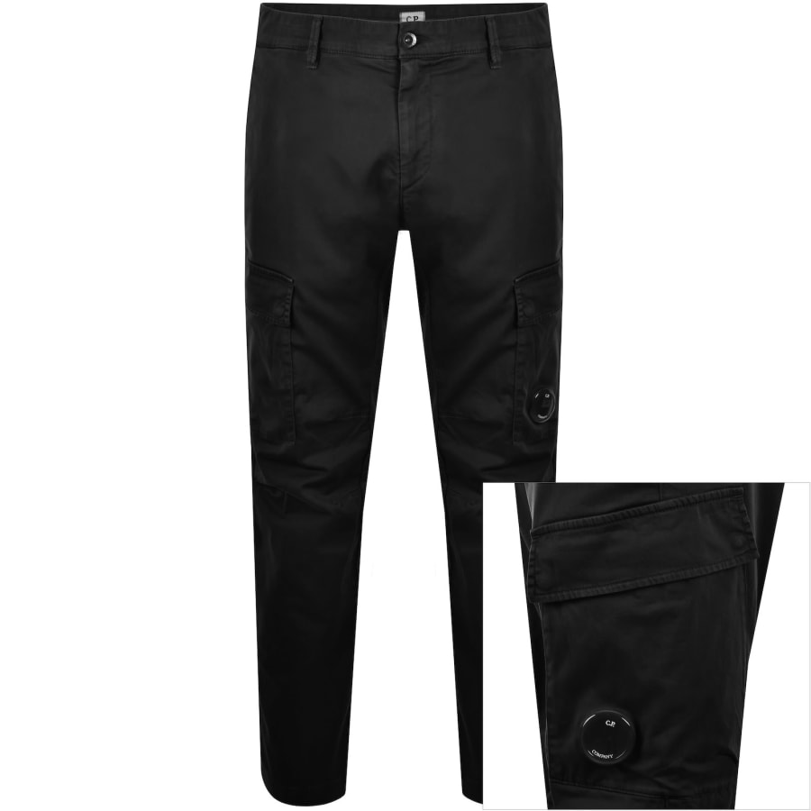 Image number 1 for CP Company Cargo Trousers Black