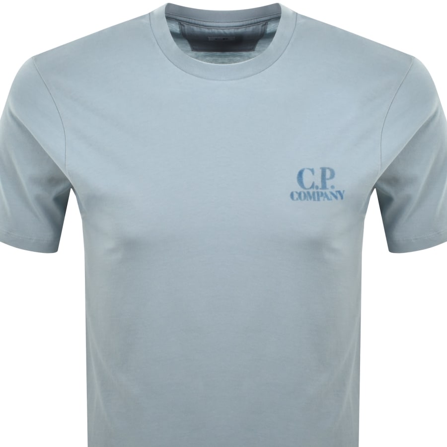 Image number 3 for CP Company Graphic Logo T Shirt Blue