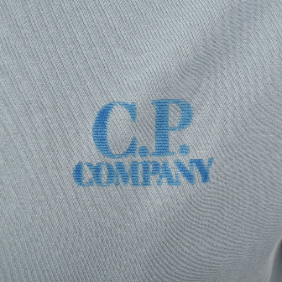 Image number 4 for CP Company Graphic Logo T Shirt Blue