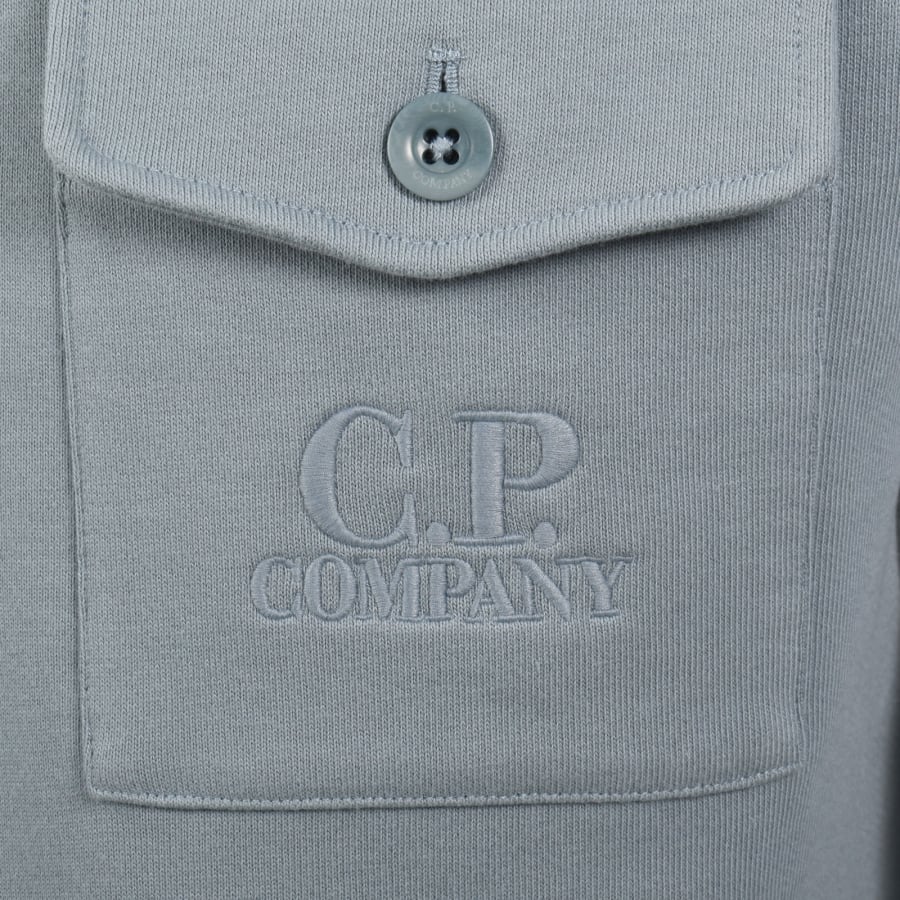 Image number 3 for CP Company Raised HZ Sweatshirt Blue