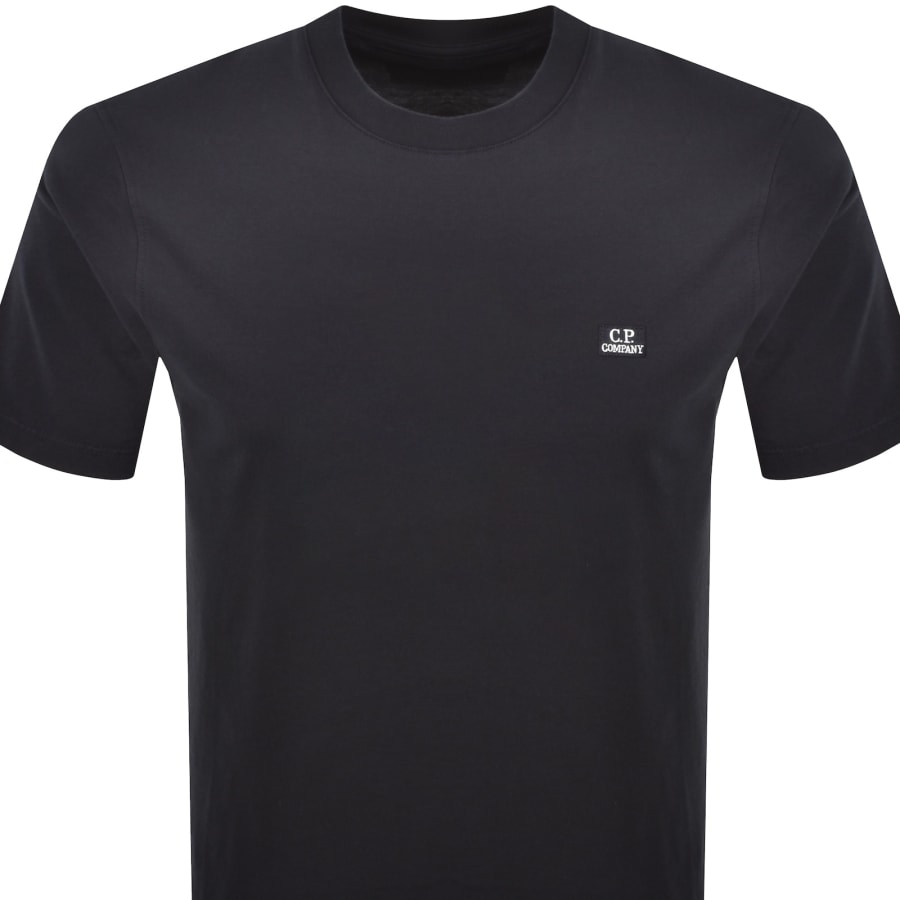 Image number 2 for CP Company Logo T Shirt Navy