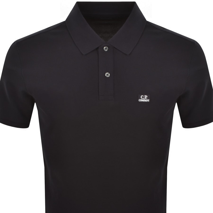 Image number 2 for CP Company Polo T Shirt Total Eclipse Navy