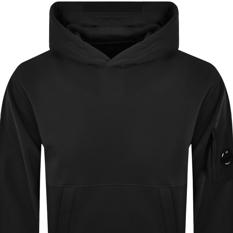 Image number 3 for CP Company Diagonal Raised Hoodie Black