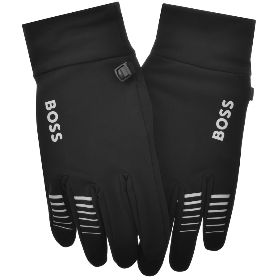 Image number 1 for BOSS Running Gloves Black