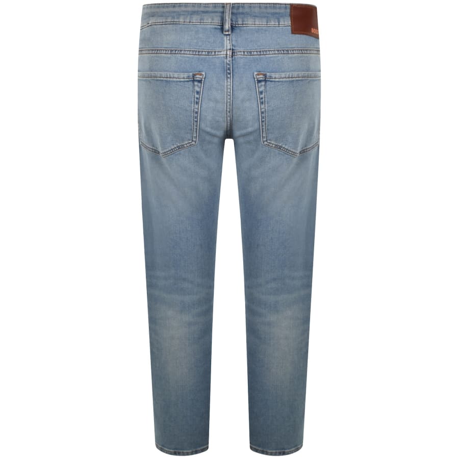 Image number 3 for BOSS RE Maine Regular Fit Light Wash Jeans Blue