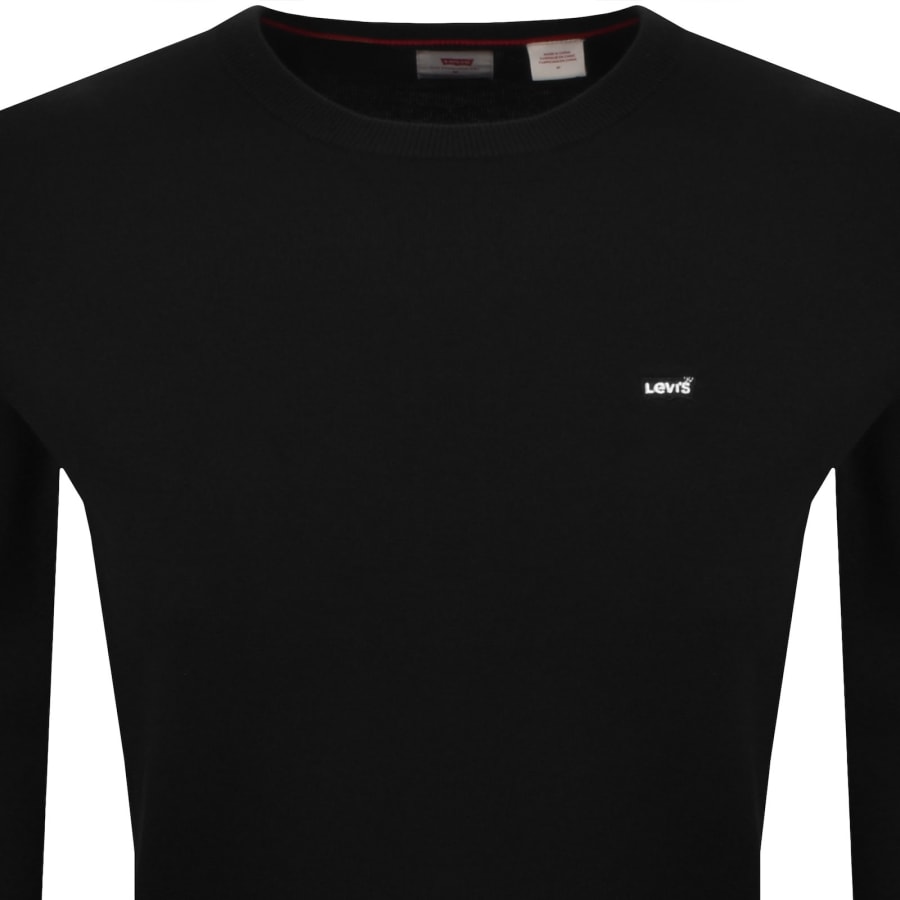 Image number 2 for Levis Logo Knit Jumper Black