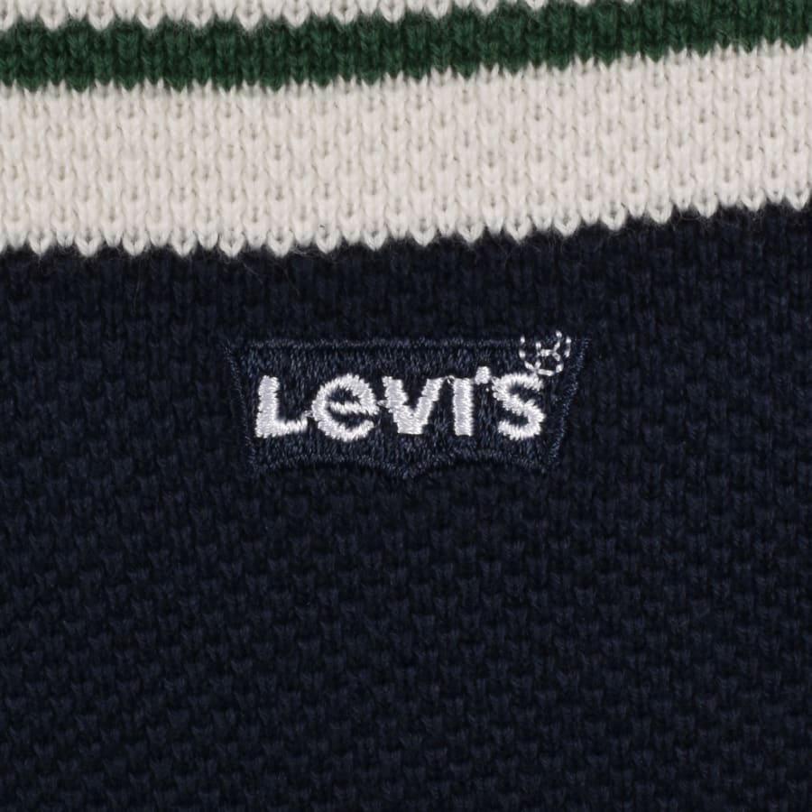 Image number 3 for Levis Logo Knit Jumper Navy