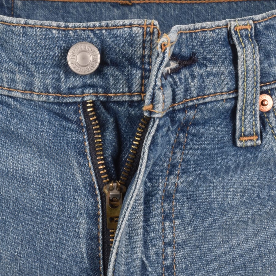 Image number 5 for Levis 511 Slim Fit Stretch Jeans Mid Wash Blue