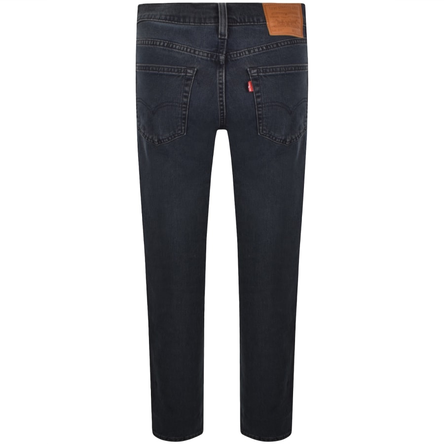 Image number 3 for Levis 511 Slim Fit Stretch Jeans Dark Wash Blue
