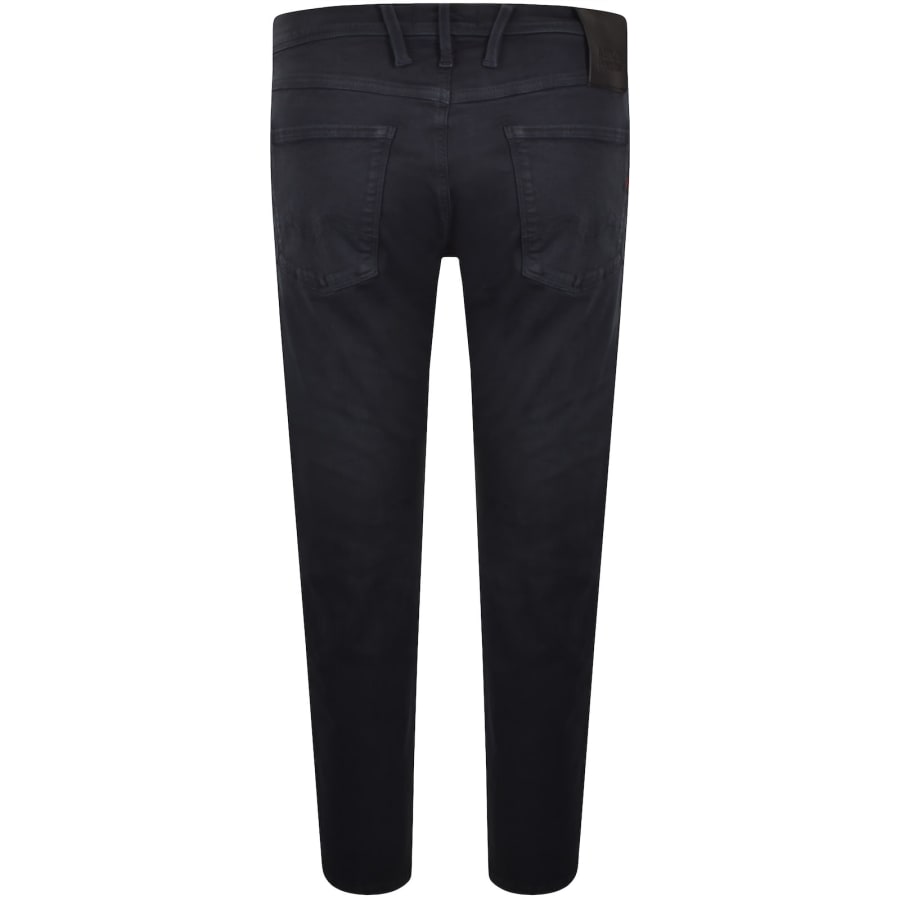 Image number 3 for Replay Anbass Hyperflex Jeans Navy