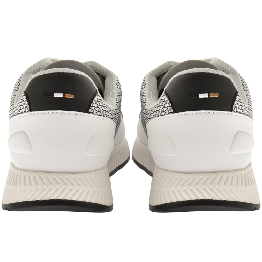 Image number 2 for BOSS Titanium Runner Trainers White