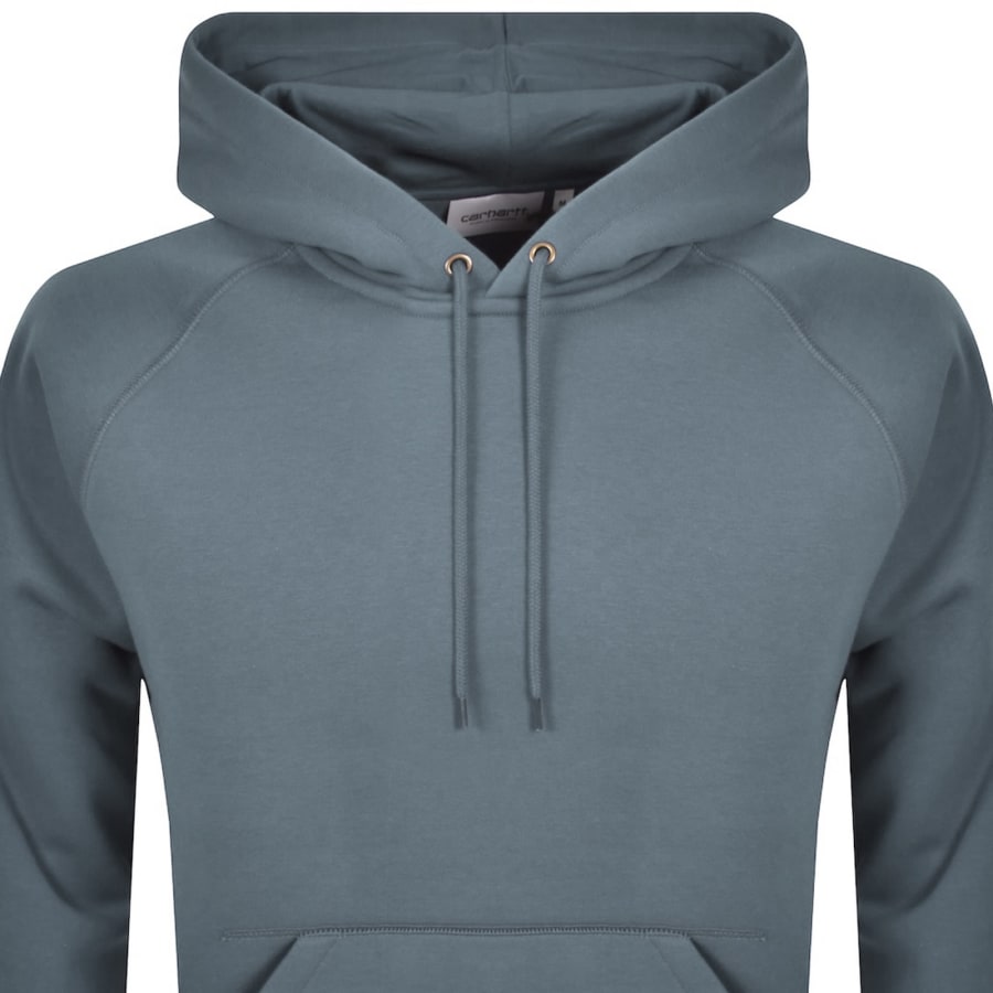 Image number 2 for Carhartt WIP Chase Hoodie Cosy Blue