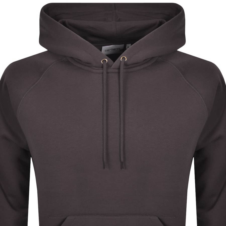 Image number 2 for Carhartt WIP Chase Hoodie Shale Brown