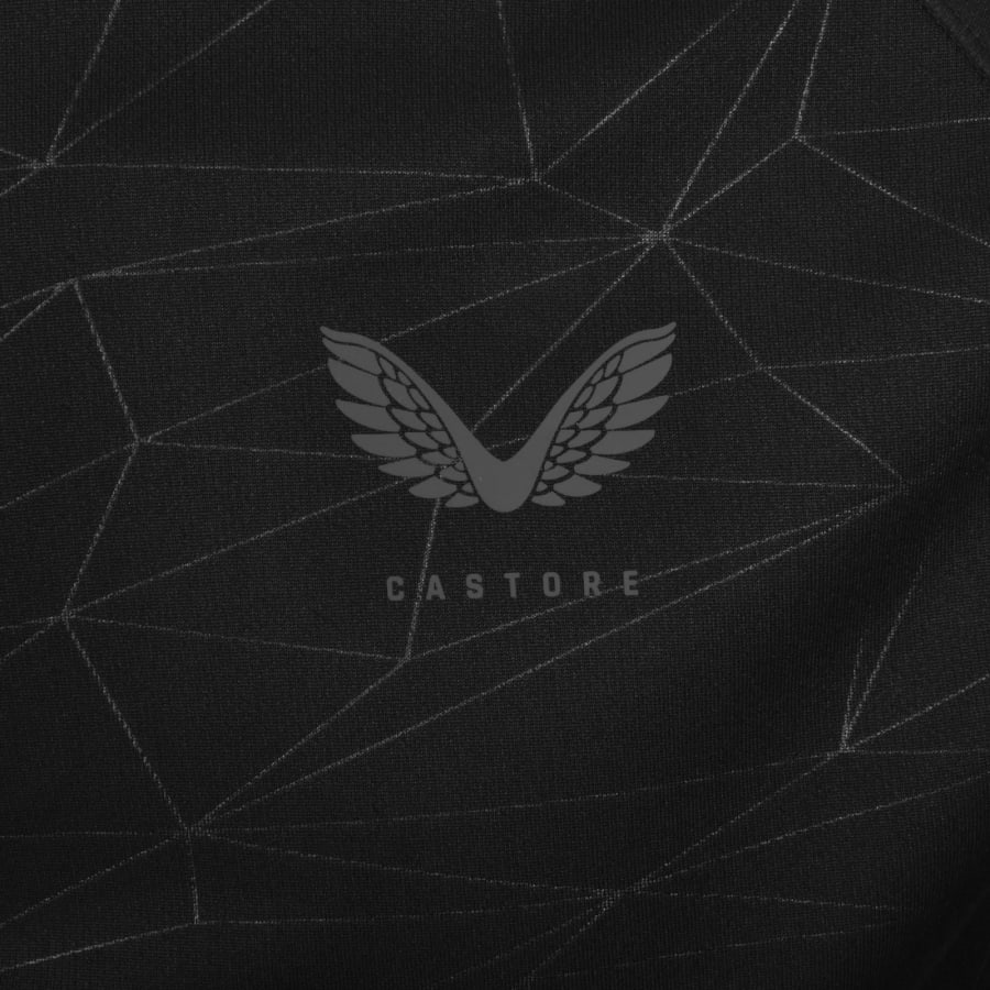 Image number 3 for Castore Lightweight Quarter Zip T Shirt Black