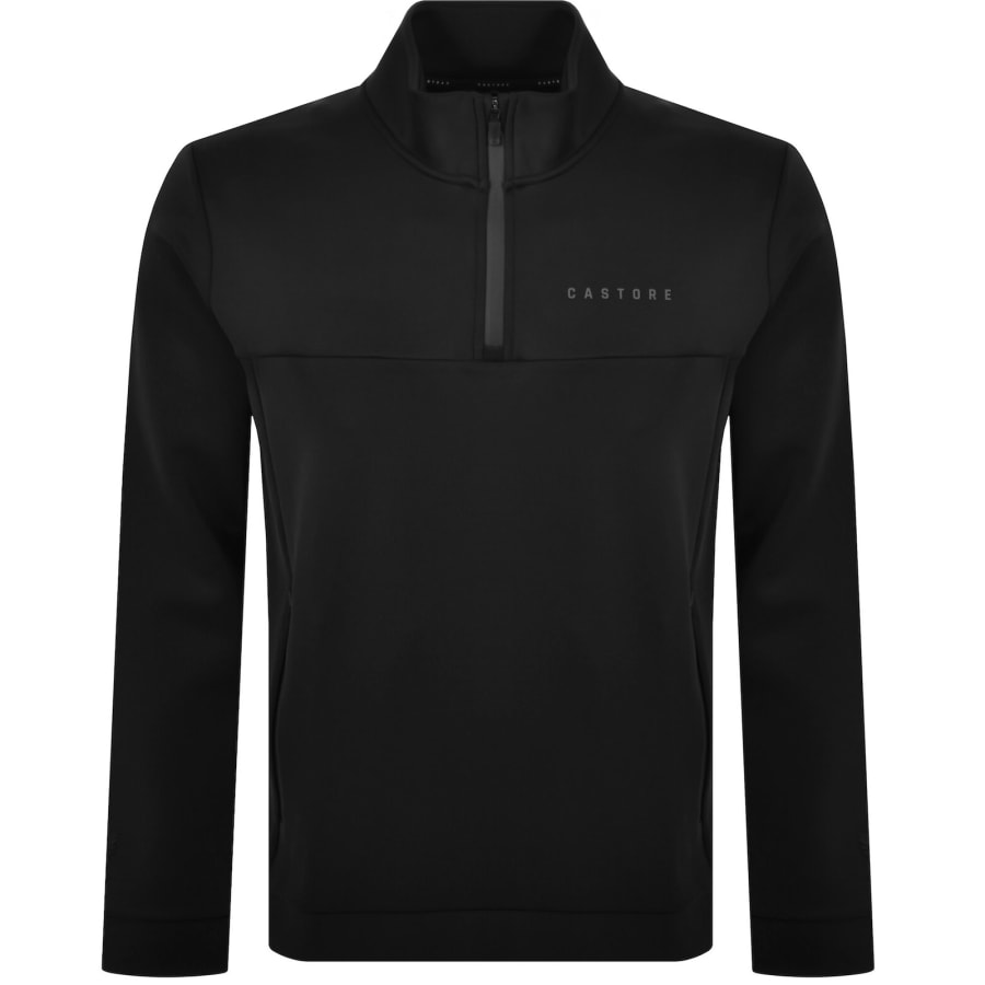 Image number 1 for Castore Scuba Quarter Zip Sweatshirt Black