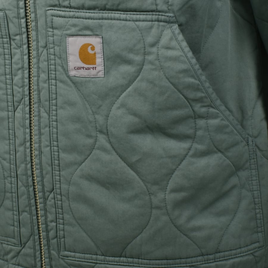 Image number 4 for Carhartt WIP Kylan Liner Jacket Green