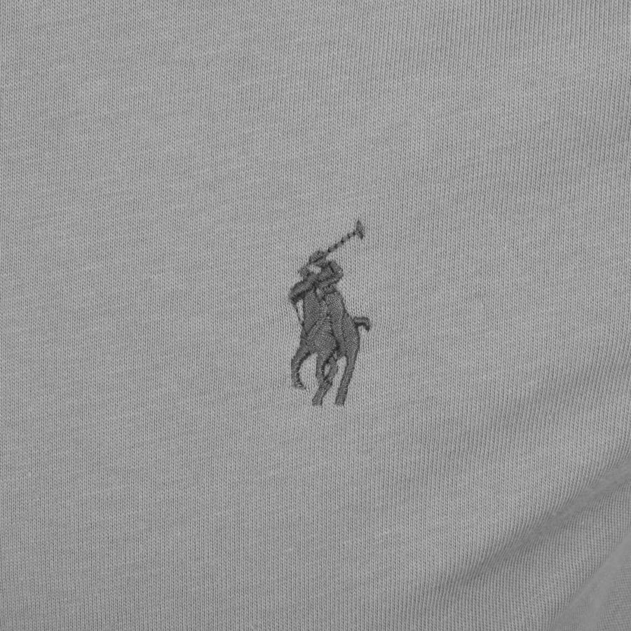 Image number 3 for Ralph Lauren Crew Neck Slim Fit T Shirt Grey