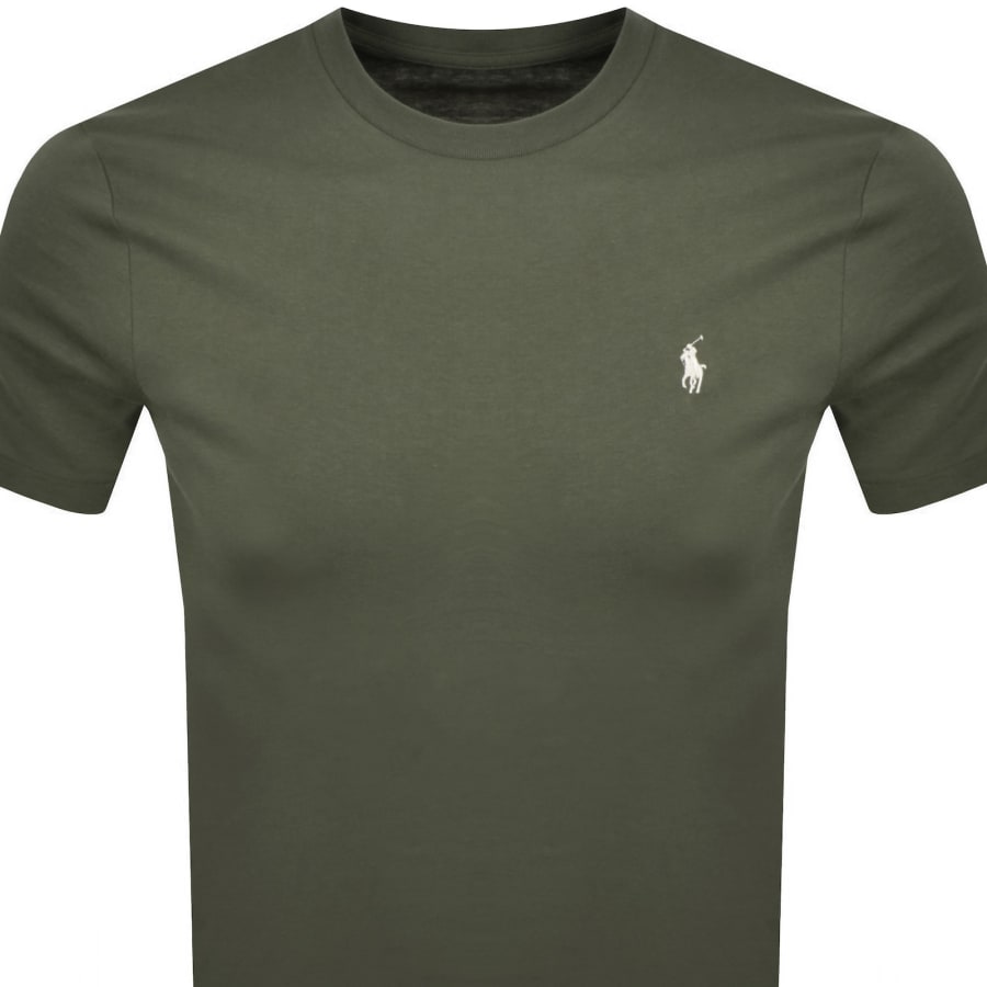 Image number 2 for Ralph Lauren Short Sleeve Slim Fit T Shirt Green