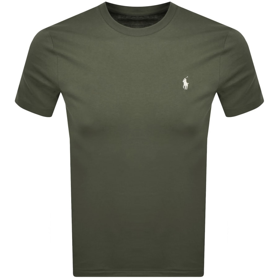 Image number 1 for Ralph Lauren Short Sleeve Slim Fit T Shirt Green