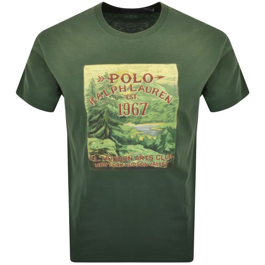 Image number 1 for Ralph Lauren Classic Fit T Shirt Green