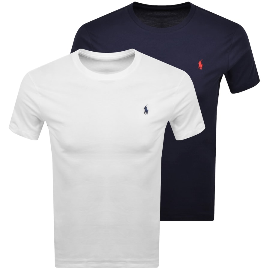 Image number 1 for Ralph Lauren 2 Pack T Shirts White