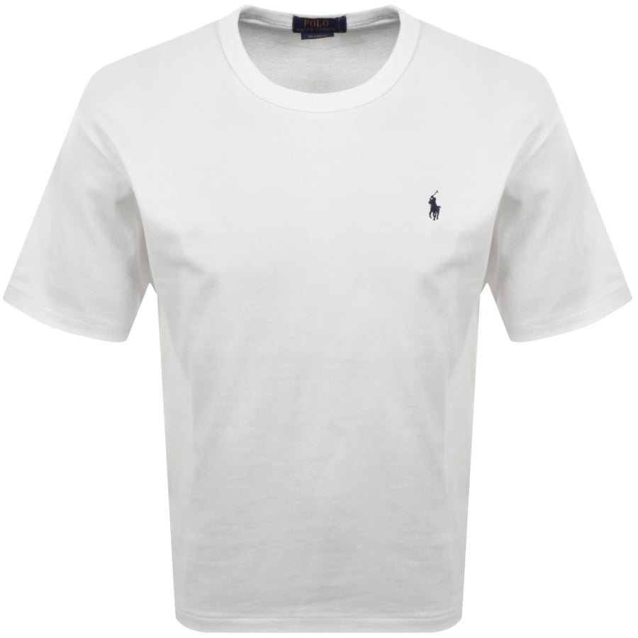 Image number 2 for Ralph Lauren Logo Crew Neck T Shirt White