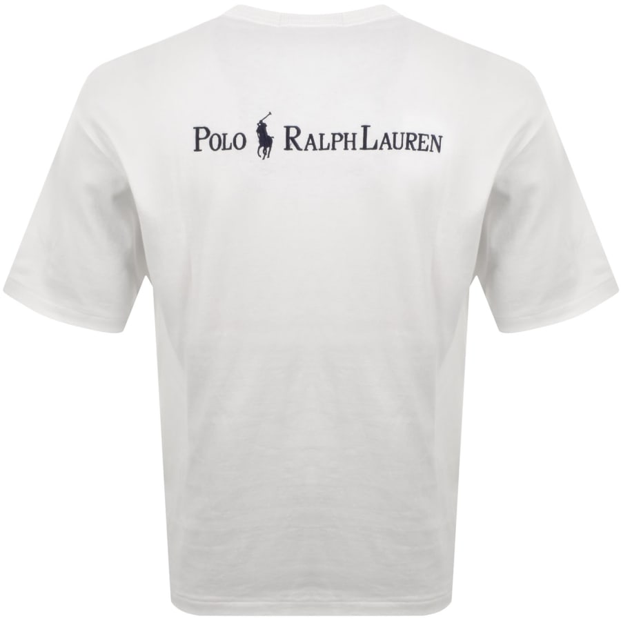 Image number 5 for Ralph Lauren Logo Crew Neck T Shirt White