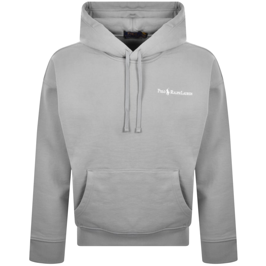 Image number 1 for Ralph Lauren Pullover Hoodie Grey