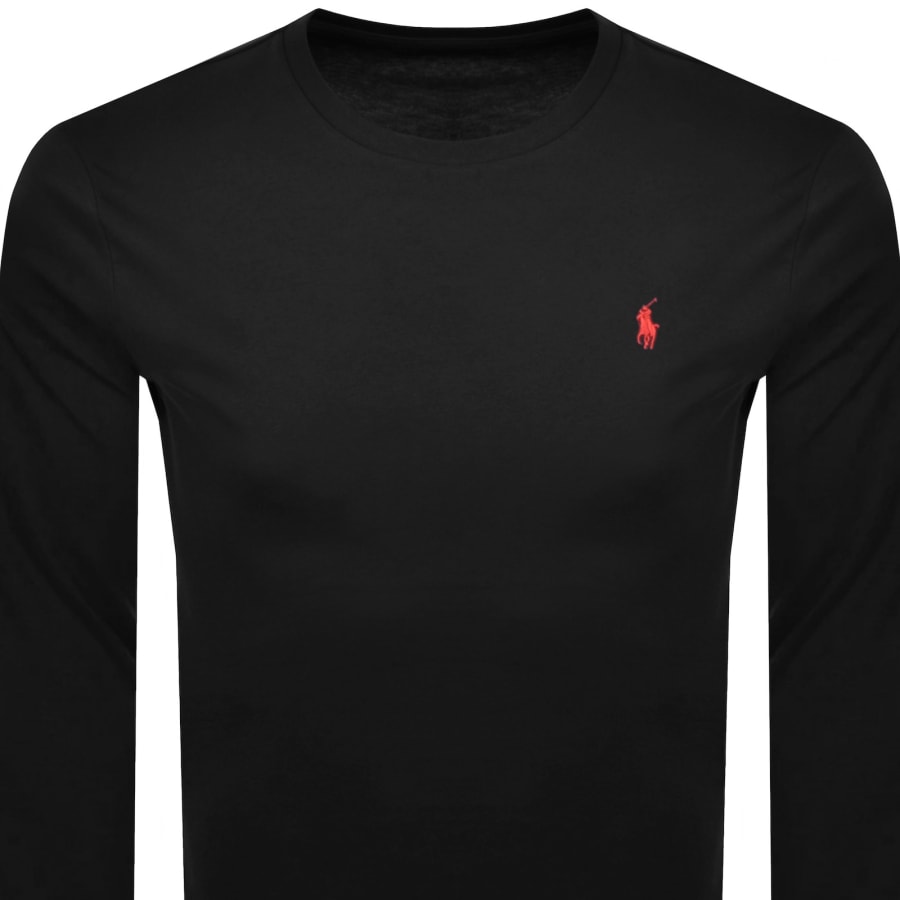 Image number 2 for Ralph Lauren Long Sleeved T Shirt Black