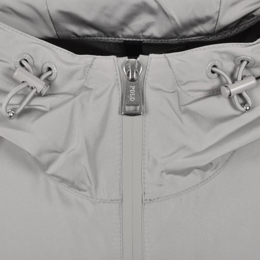 Image number 4 for Ralph Lauren Lined Windbreaker Grey