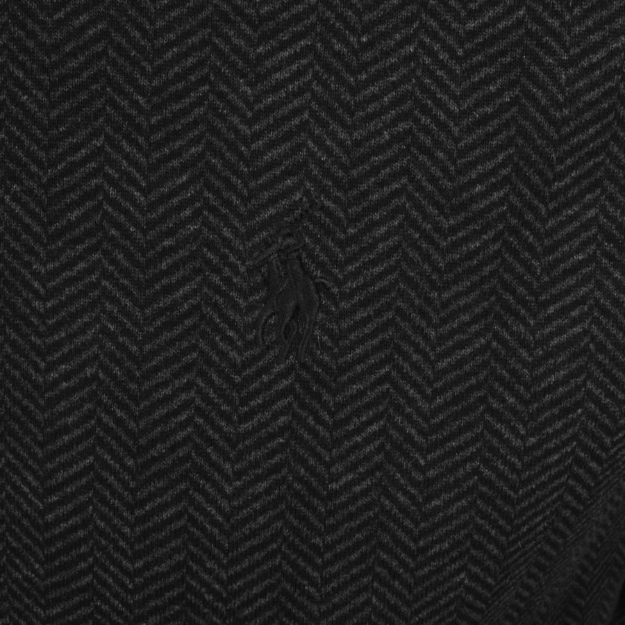 Image number 3 for Ralph Lauren Quarter Zip Sweatshirt Grey