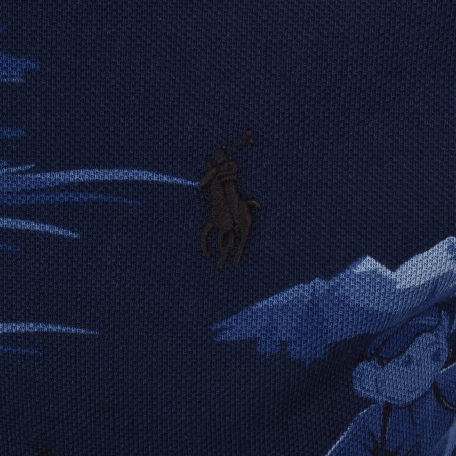 Image number 3 for Ralph Lauren Spy Bear Graphic Polo Blue