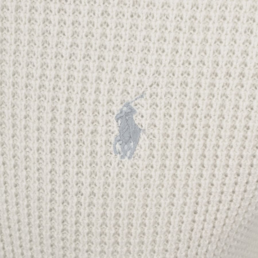 Image number 3 for Ralph Lauren Crew Neck Knit Jumper Cream