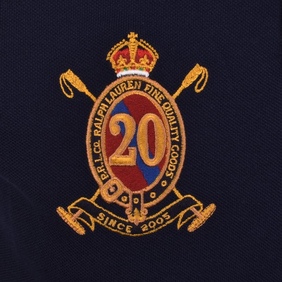 Image number 3 for Ralph Lauren Slim Fit Polo T Shirt Cruise Navy